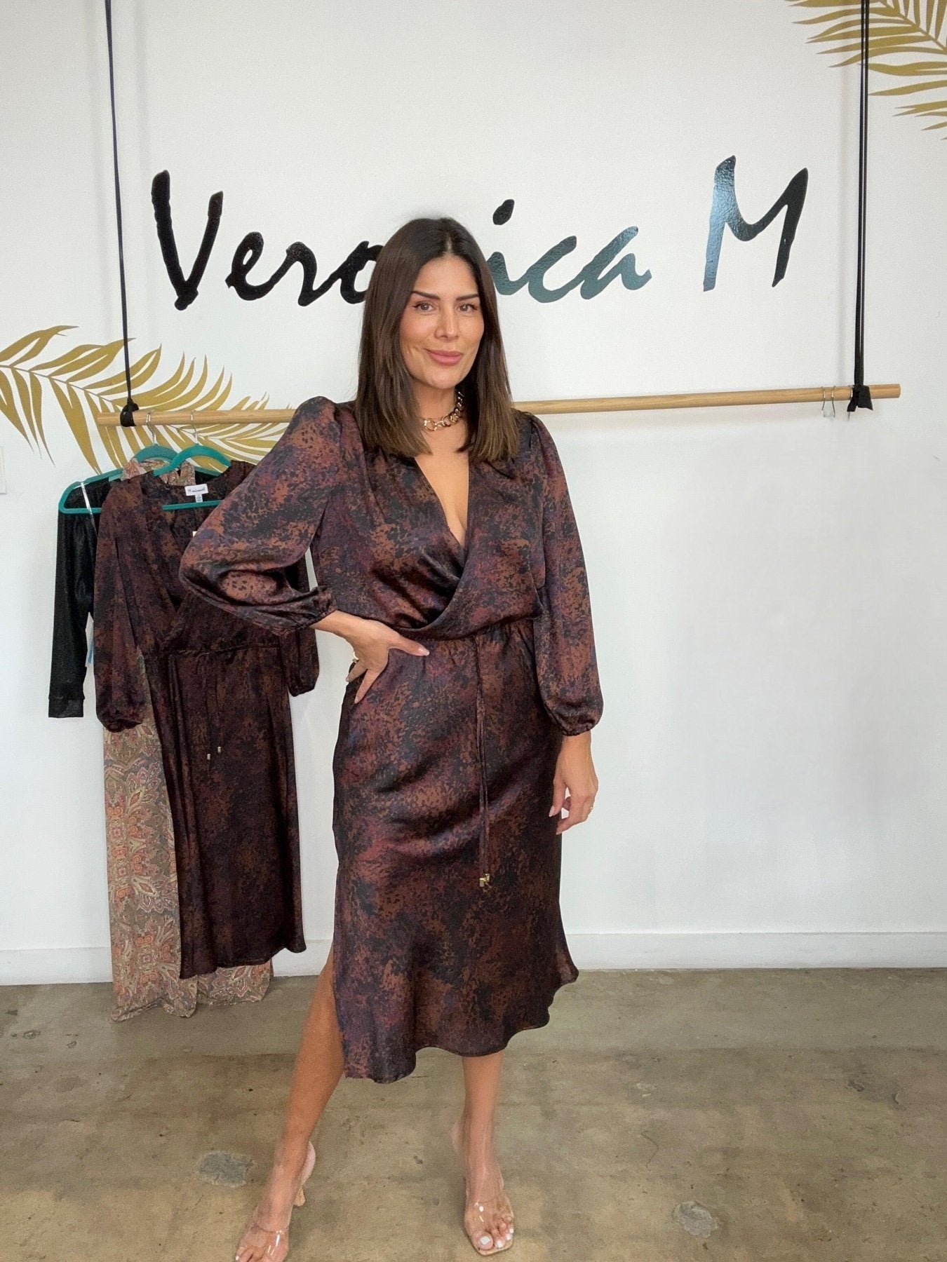 Randall Bias Satin Dress-FINAL SALE