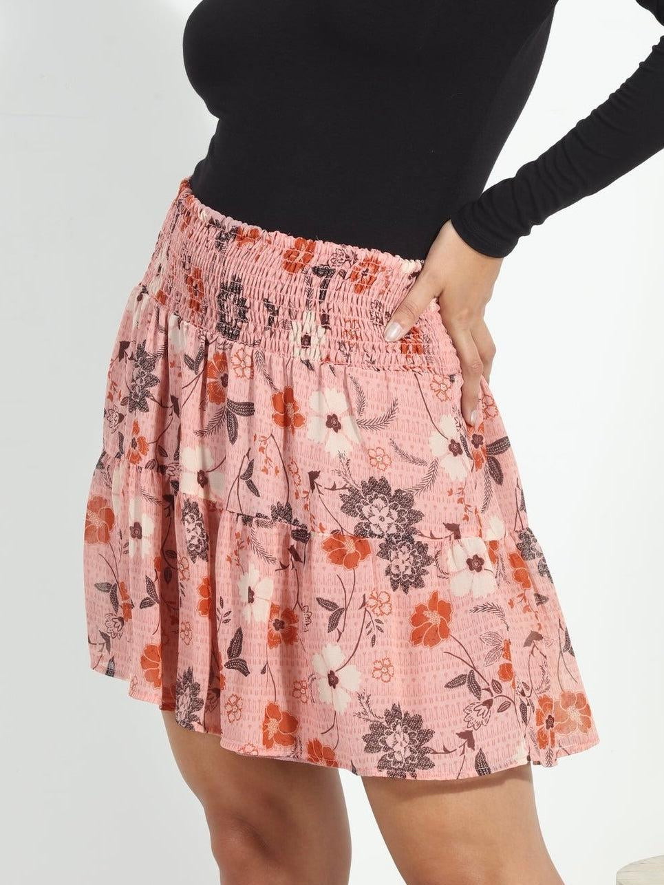 Georgia Smocked Mini Skirt-FINAL SALE