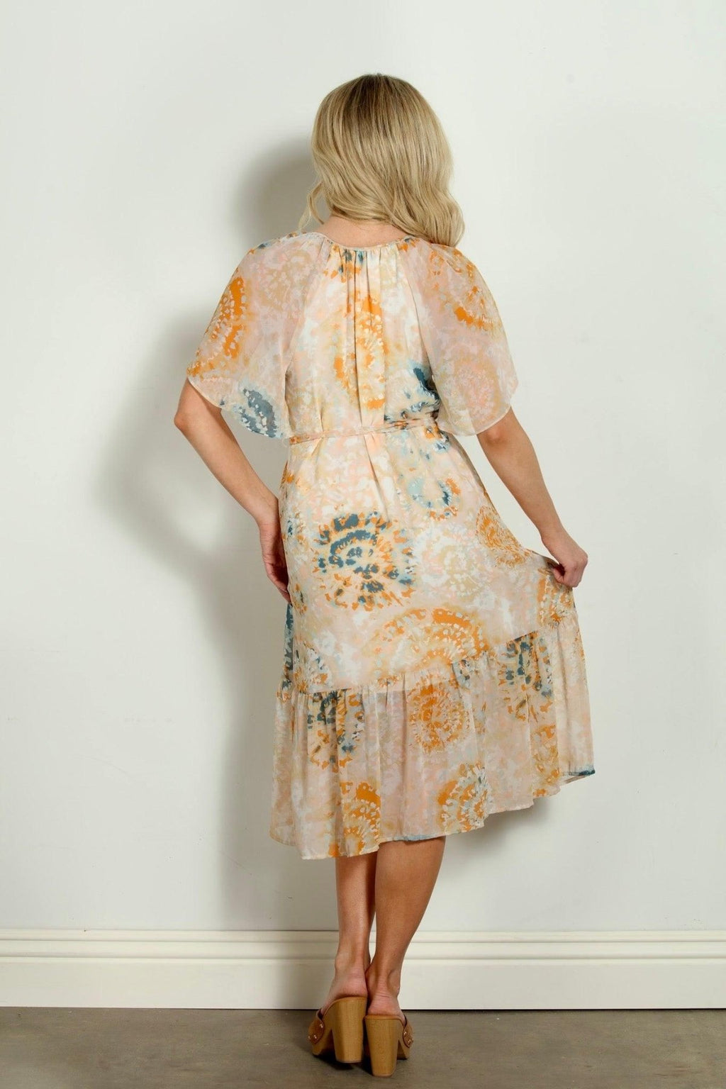 Jessia Bell Sleeve Dress-FINAL SALE