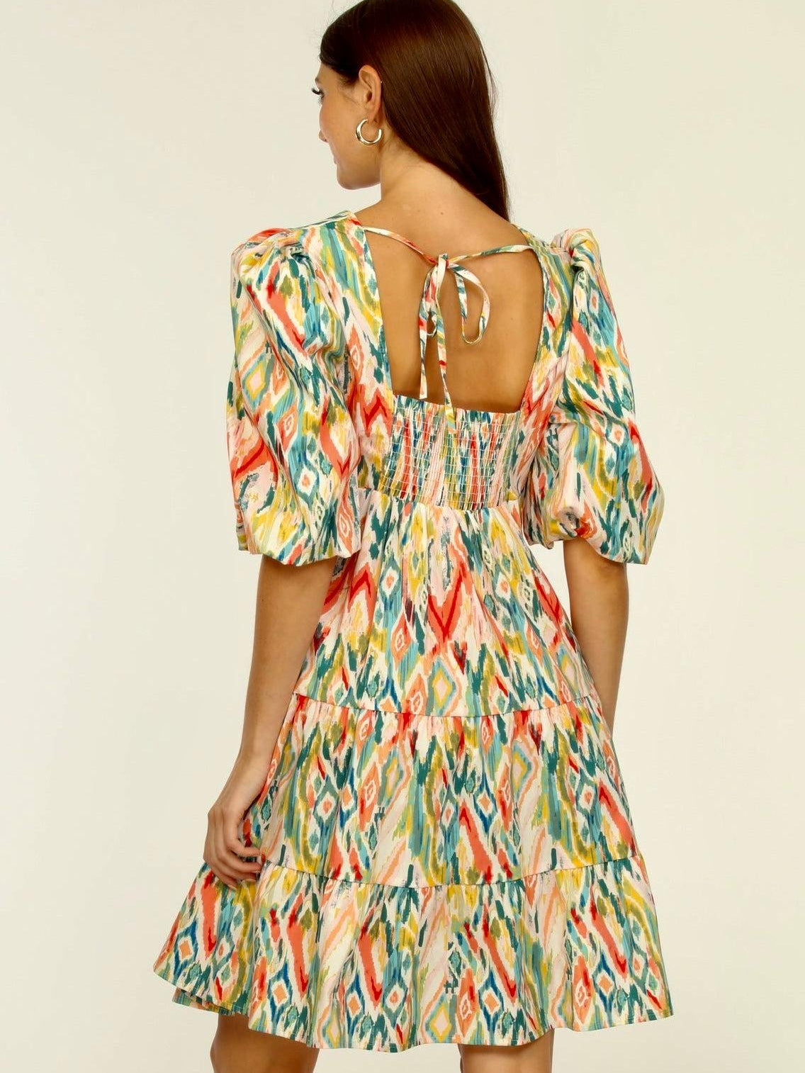 Cynda Twist Poplin Dress-FINAL SALE