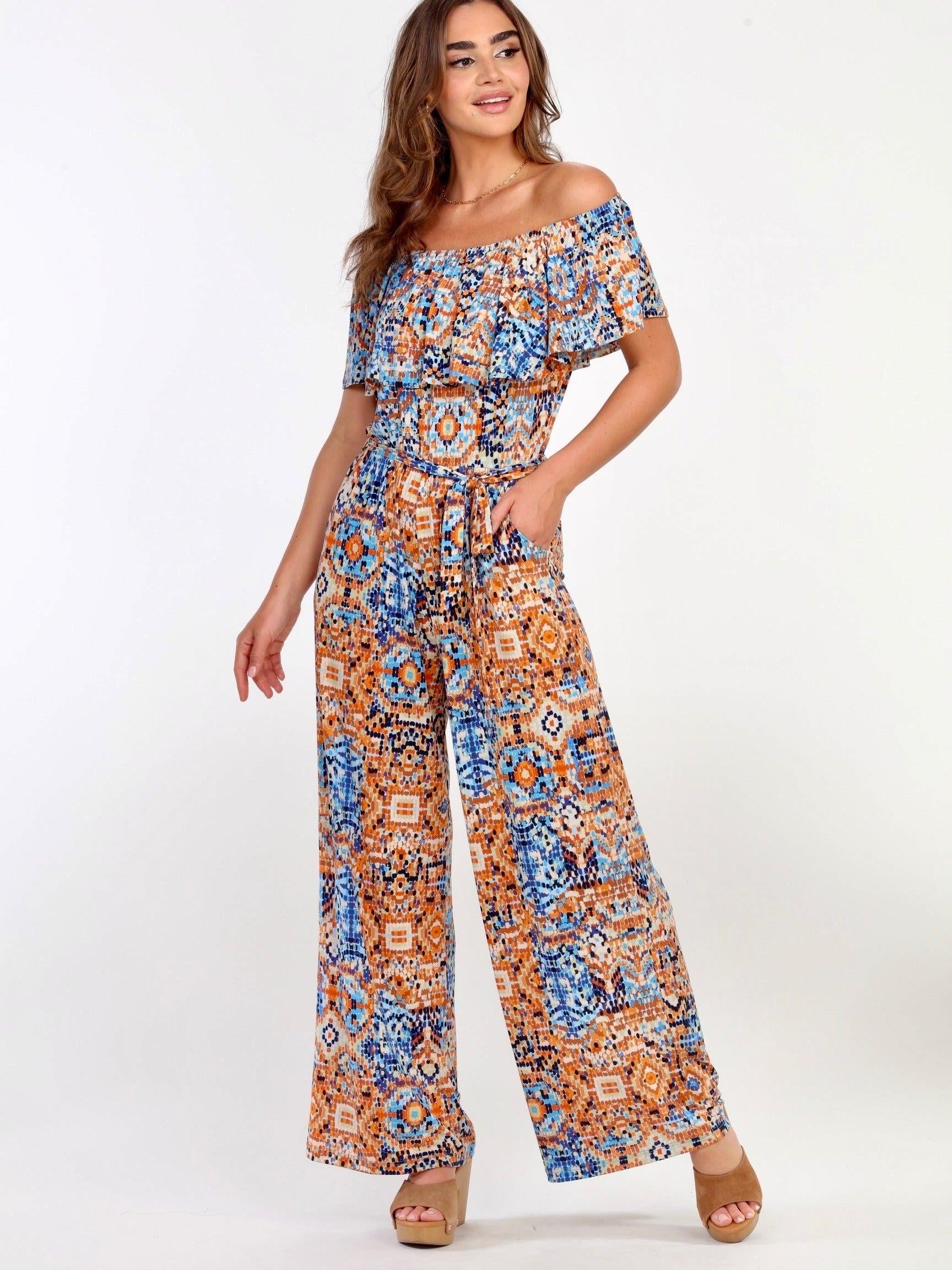 Detra Ruffle Tube Jumpsuit- FINAL SALE