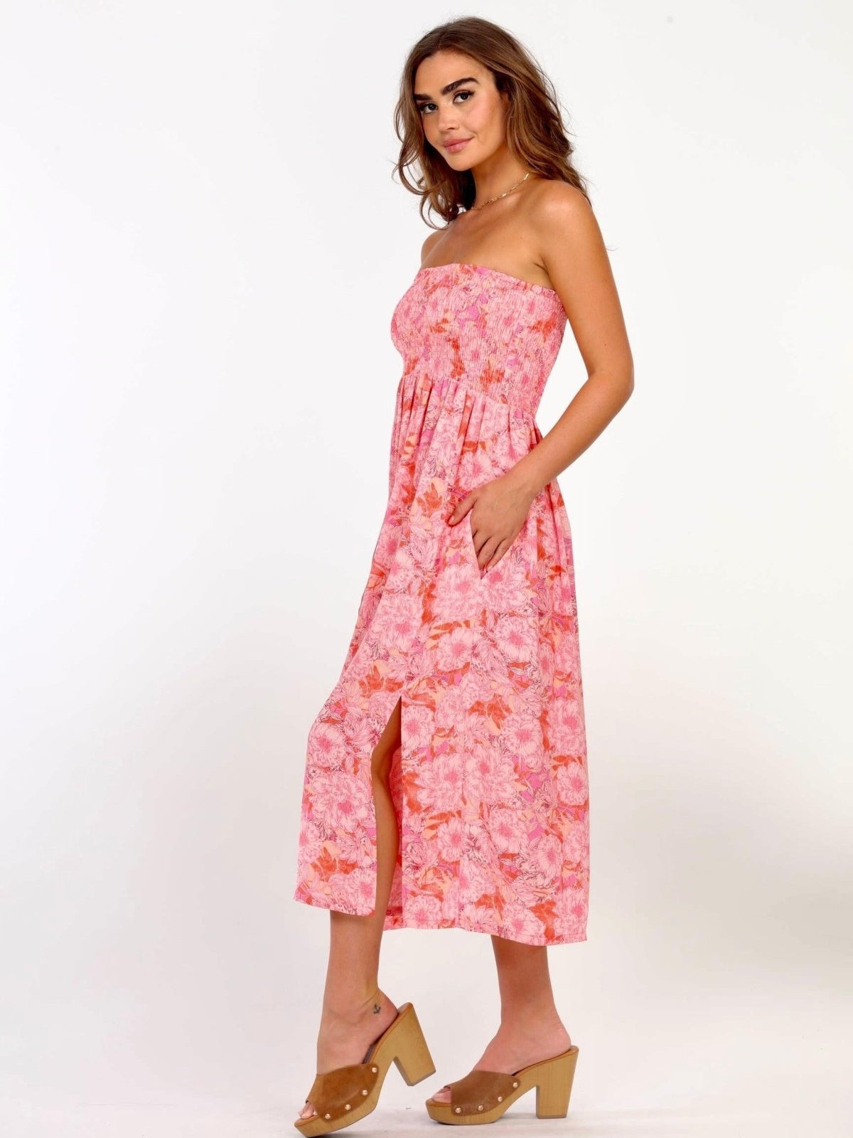 Nikolina Smocked Tube Midi Dress/Skirt- FINAL SALE