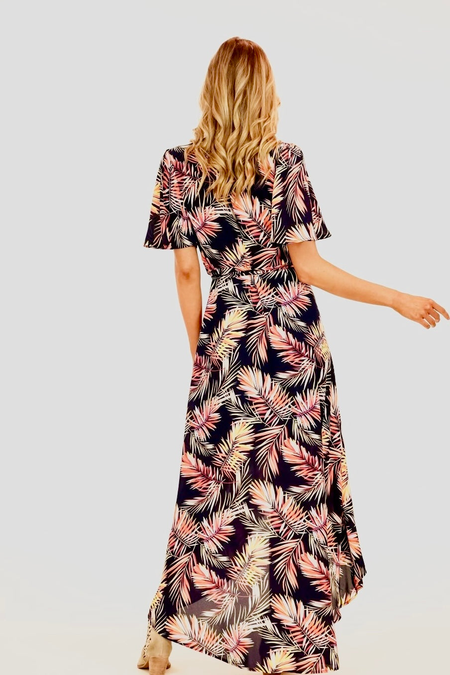 Edith Wrap Maxi Dress- FINAL SALE