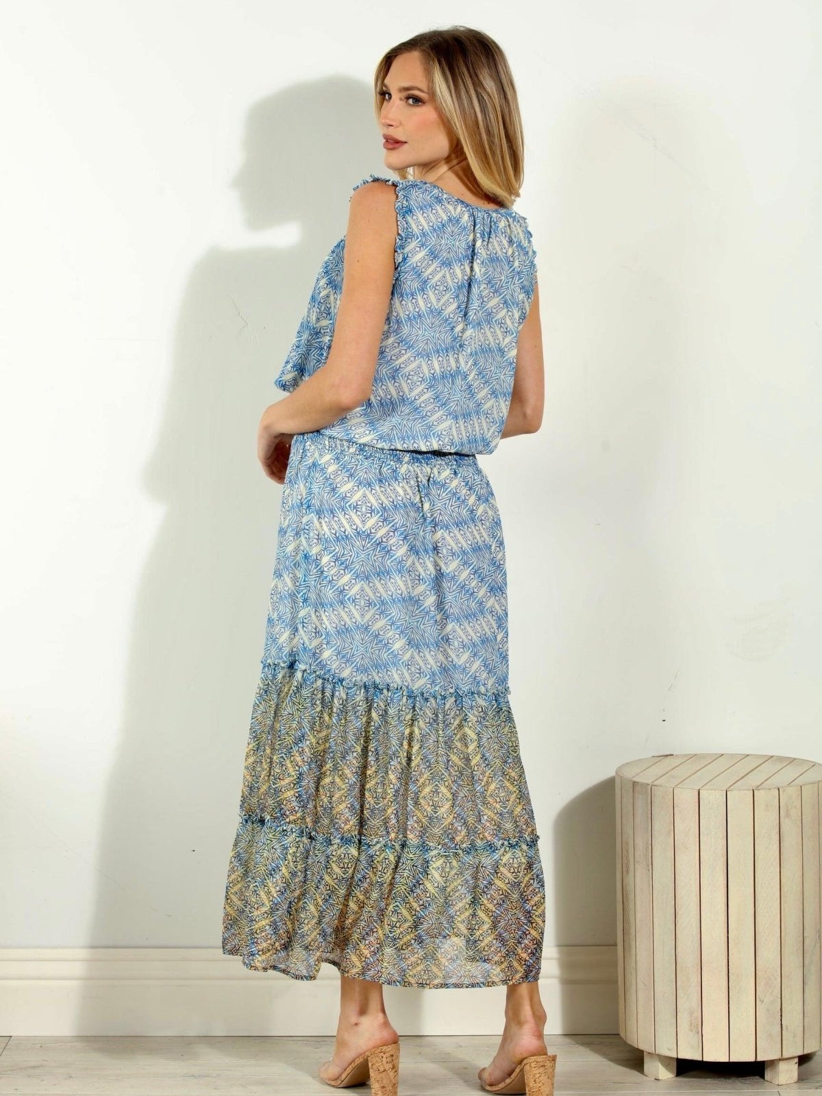 Tina Smocked Midi Dress-FINAL SALE