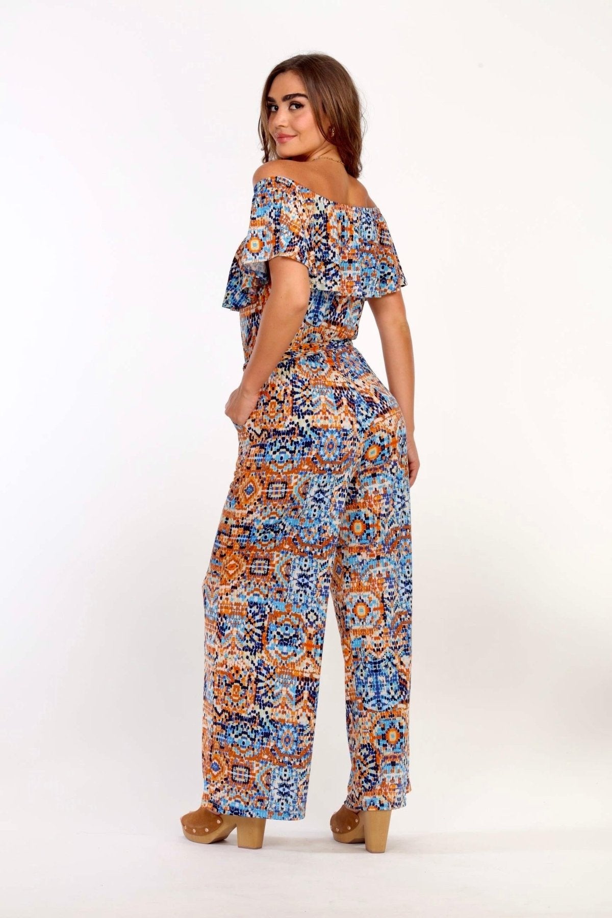 Detra Ruffle Tube Jumpsuit- FINAL SALE