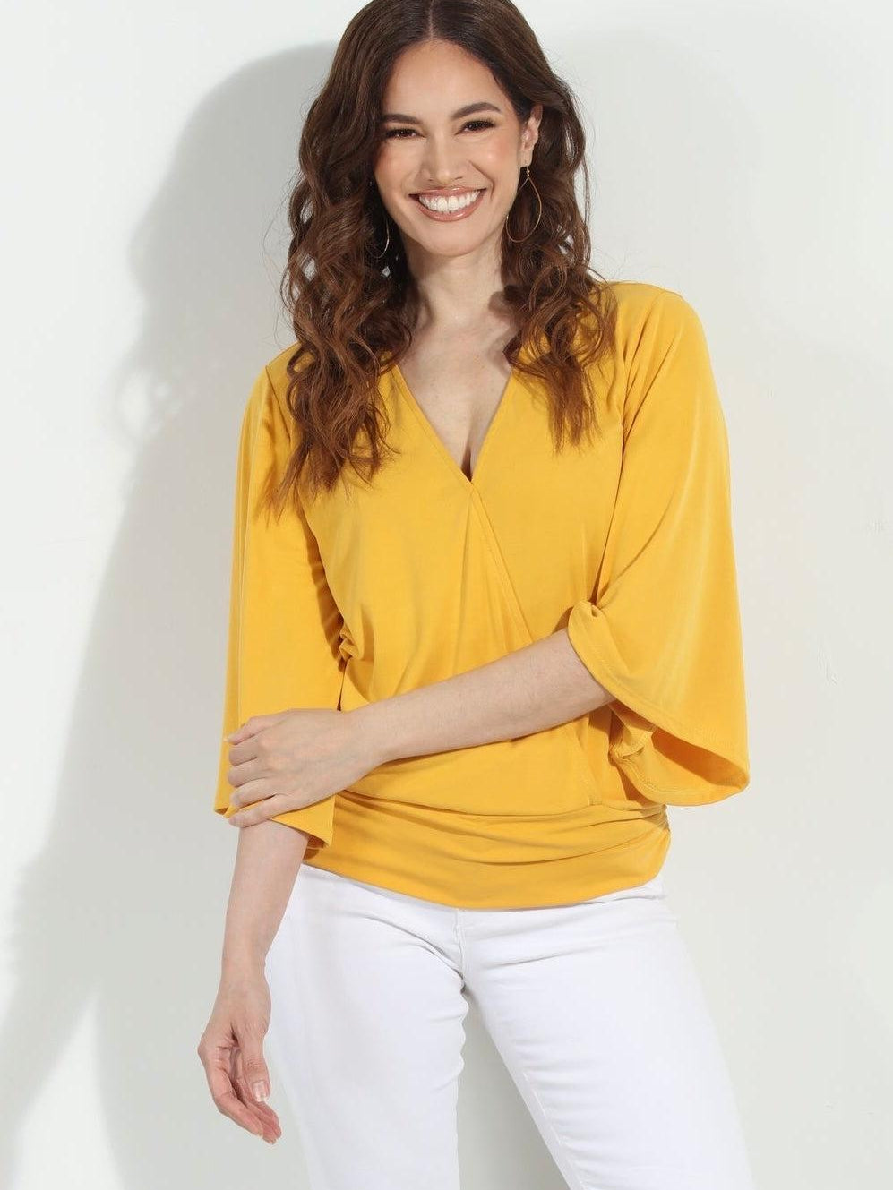 Mimosa Cupro Stretch Banded Kimono Top