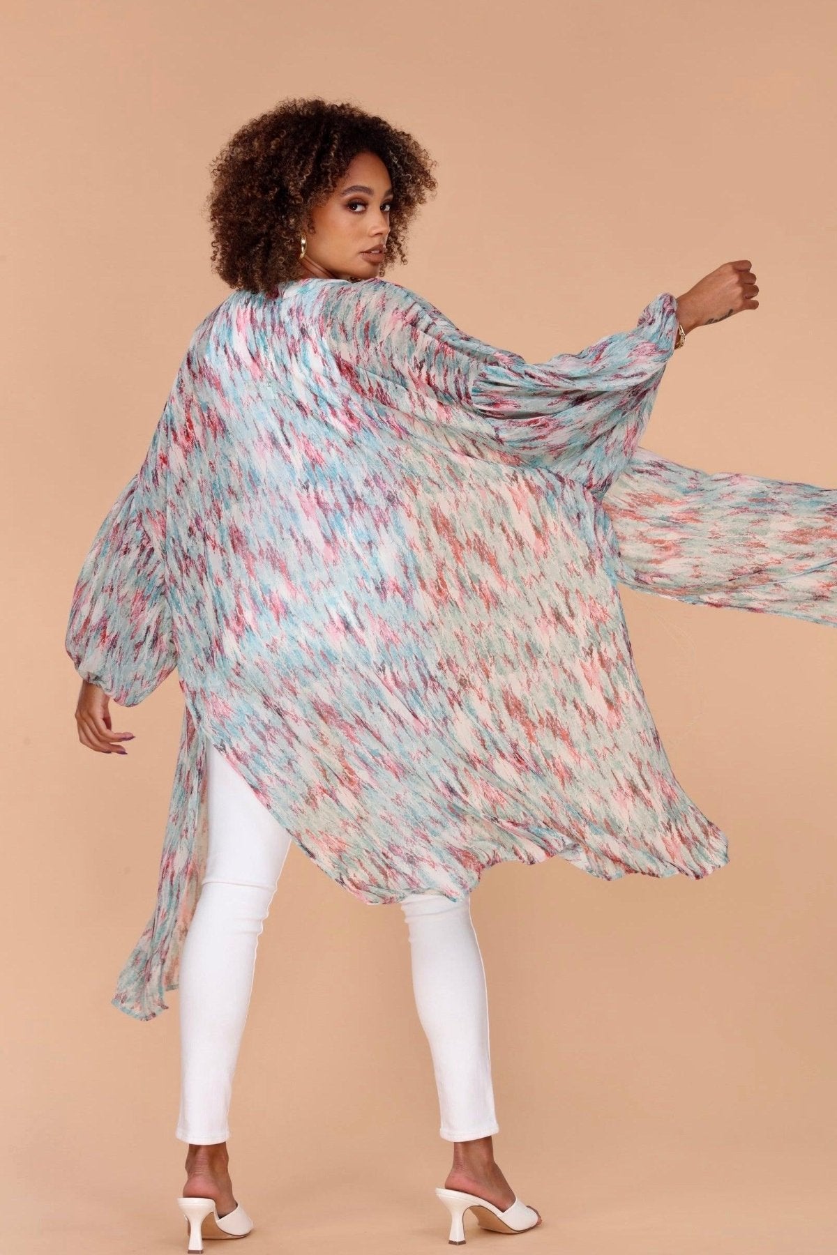 Myranda Chiffon Midi Kimono-FINAL SALE