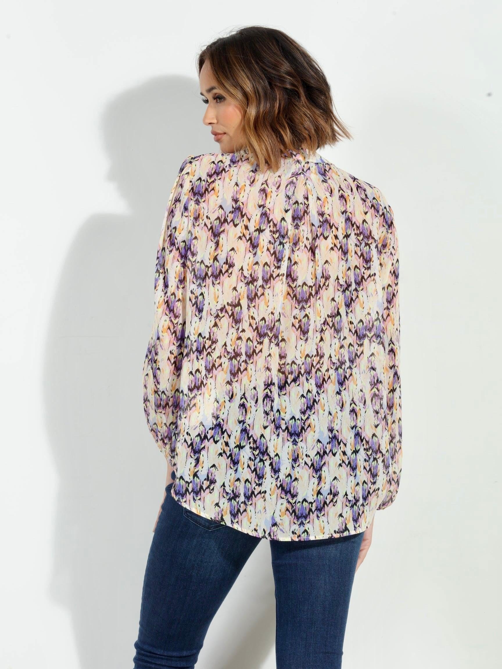 Addie Surplice Blouse-FINAL SALE