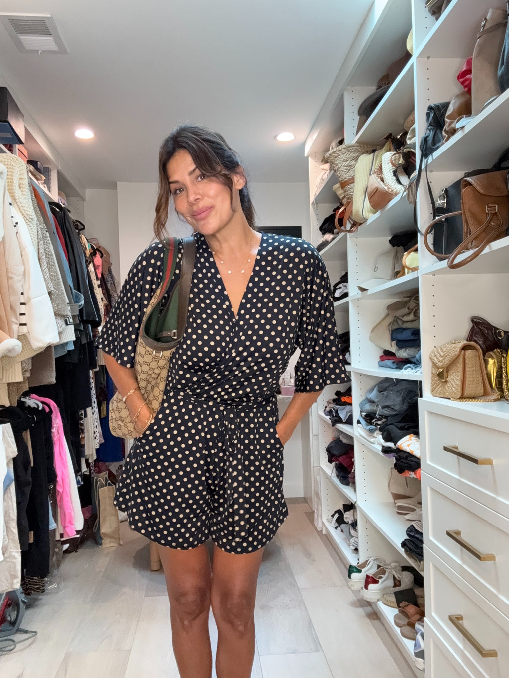Archer Kimono Sleeve Stretch Romper -BEST SELLER