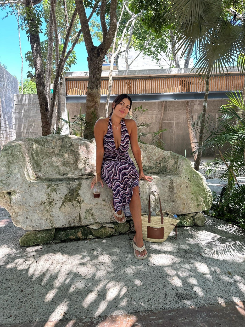 Leanna Halter Maxi Dress-FINAL SALE