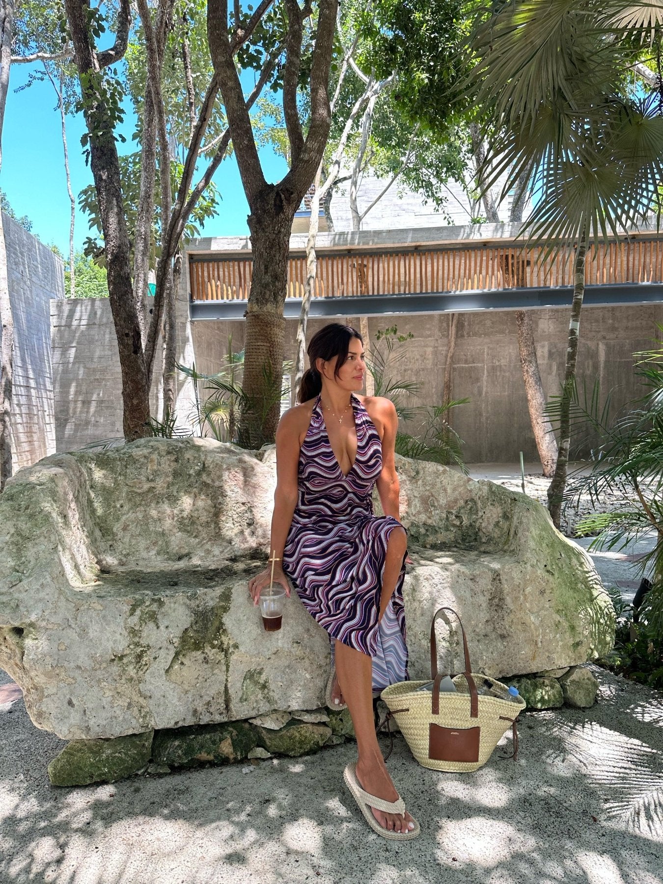 Leanna Halter Maxi Dress-FINAL SALE