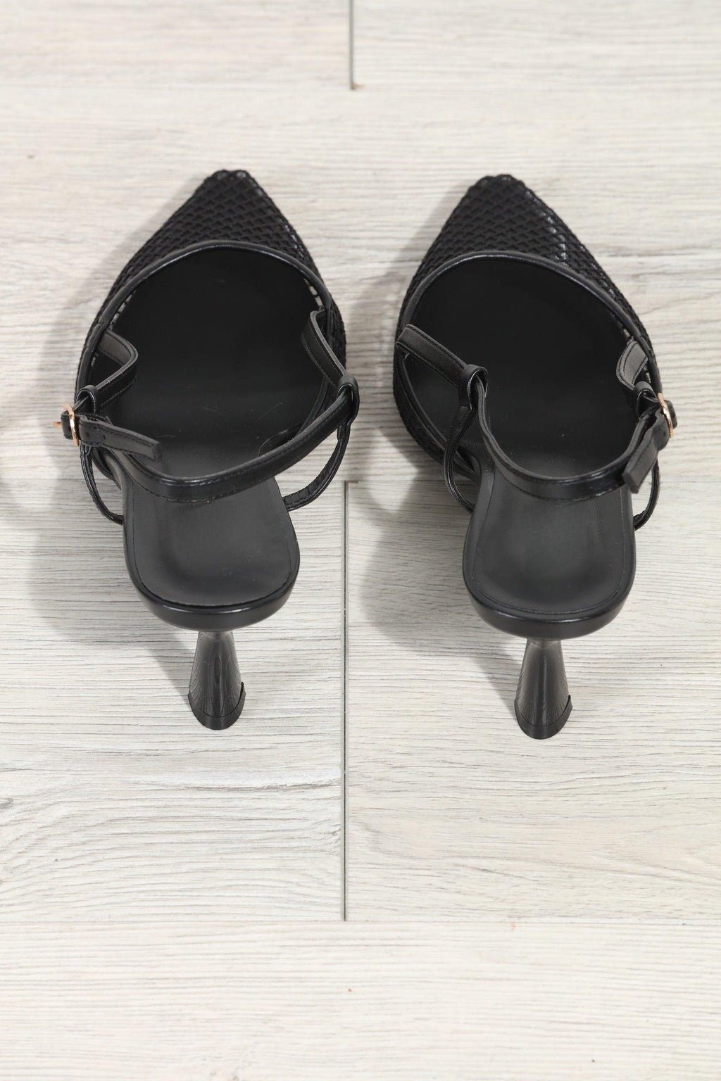 Skarlet Mesh Kitten Heel-FINAL SALE