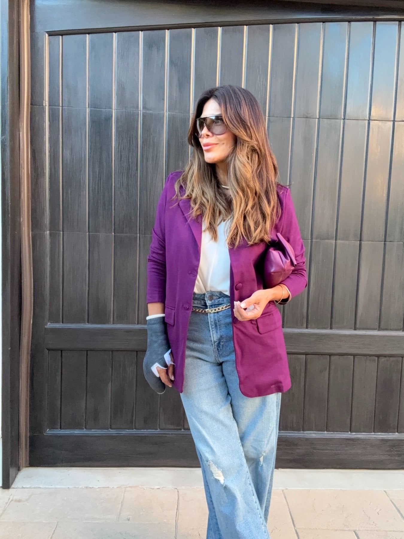 Plum Boyfriend Ponti Blazer -BEST SELLER