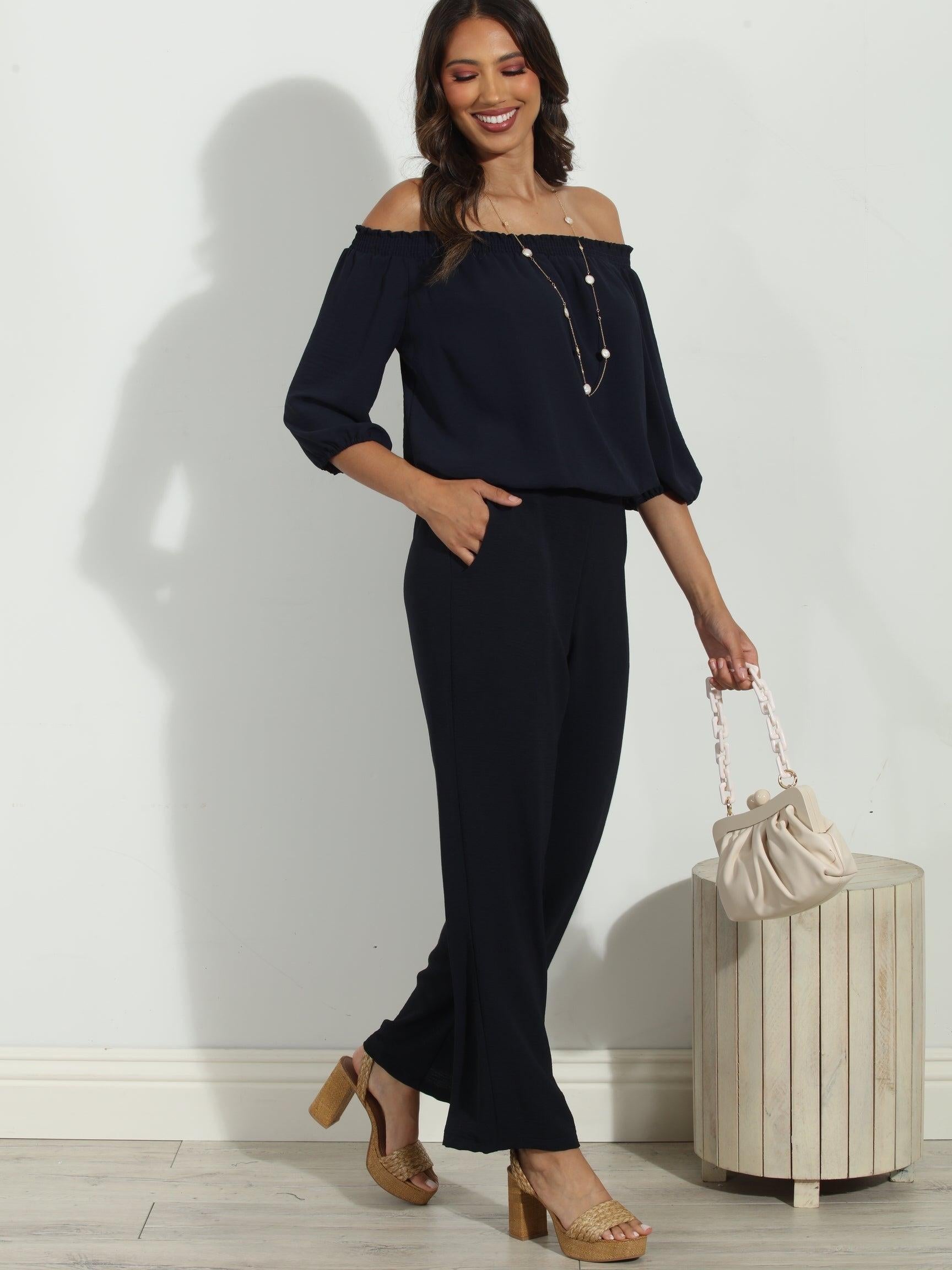 Navy Airflow Woven Trousers