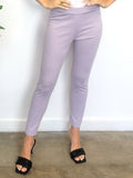 Lilac Ponti Stretch Legging Pant-FINAL SALE