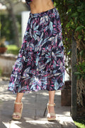 Jaxie Ruffle Midi Skirt-FINAL SALE