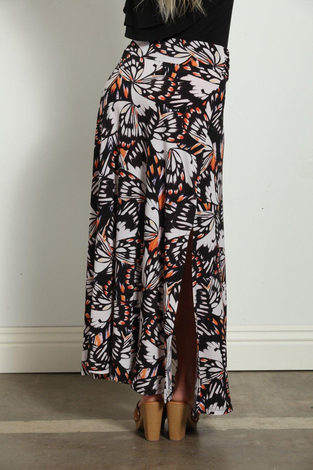 Tessa Tie Front Maxi Skirt-FINAL SALE