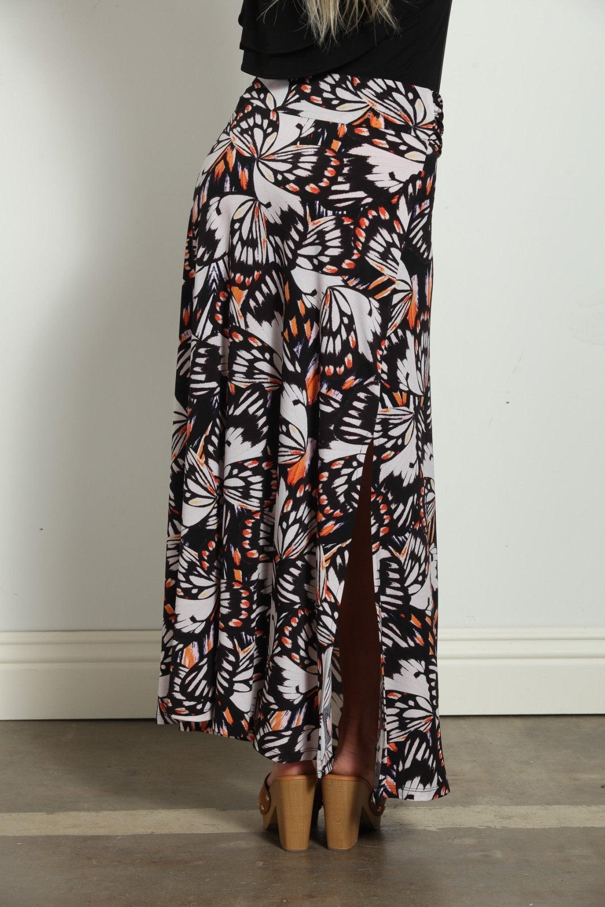 Tessa Tie Front Maxi Skirt-BEST SELLER