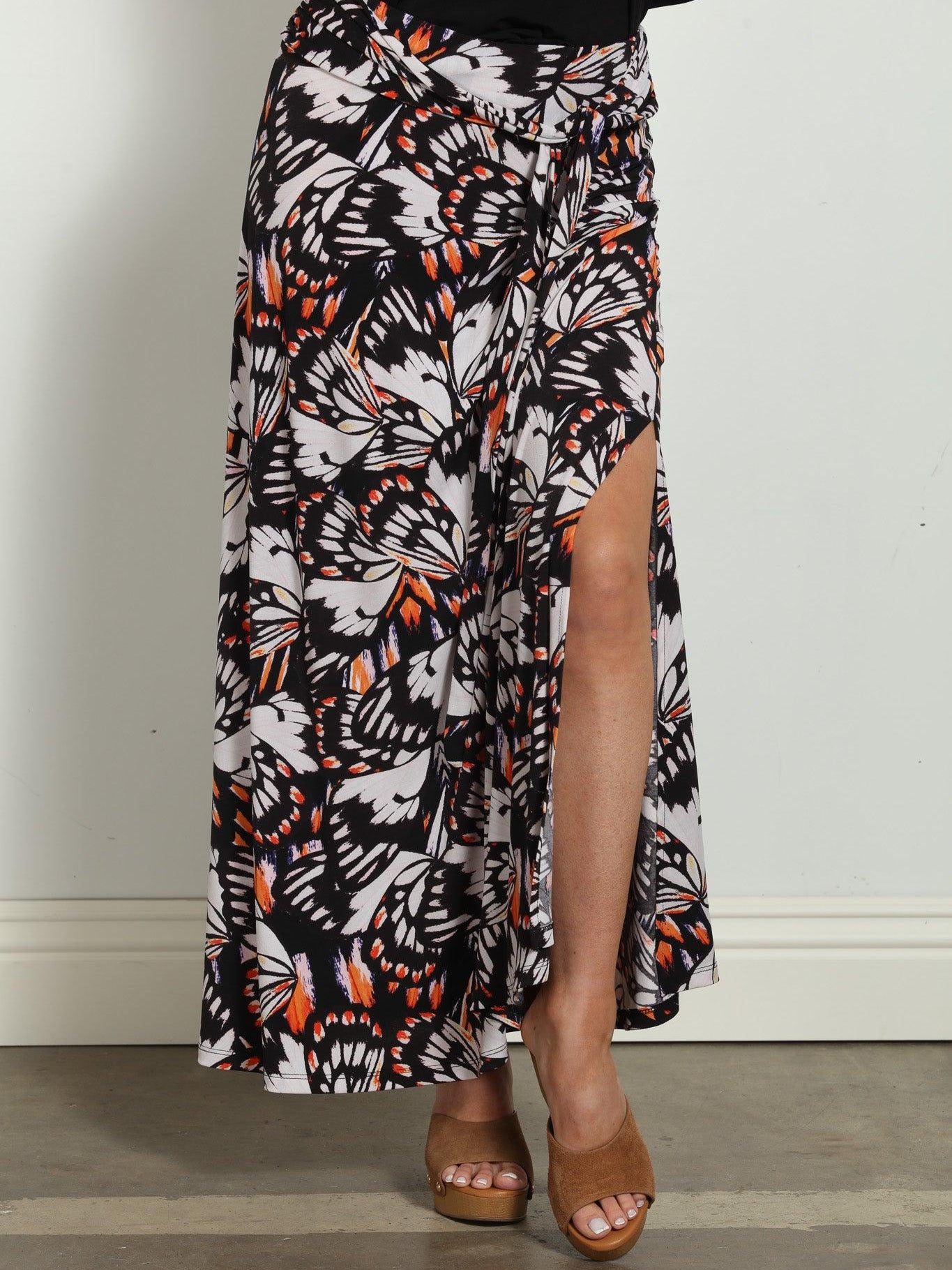 Tessa Tie Front Maxi Skirt-BEST SELLER
