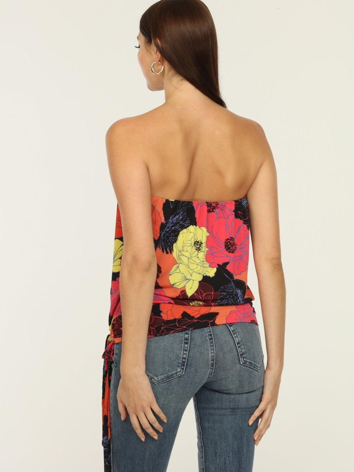 Cheri Stretch Tube Top with Tie-FINAL SALE