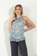 Rainey Chiffon Halter Top-FINAL SALE