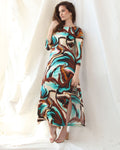 Kazia Low Back Midi Dress