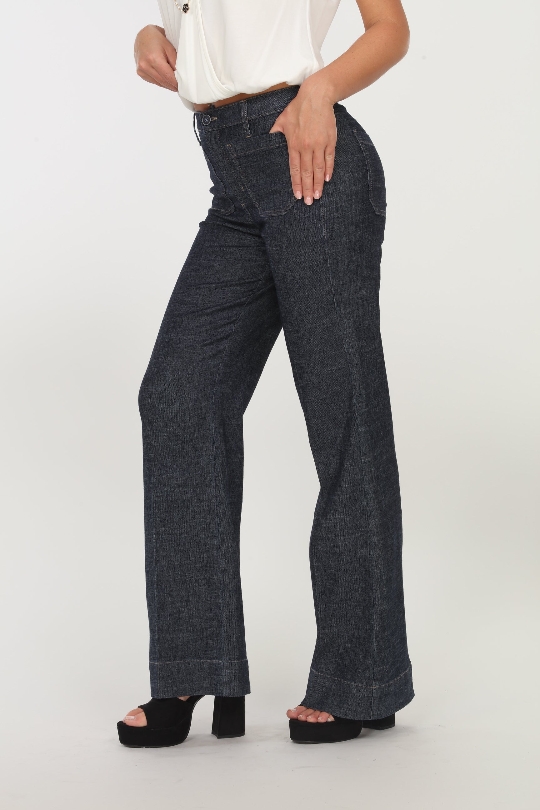 Level 99 Hampton Linen Tencel Pants