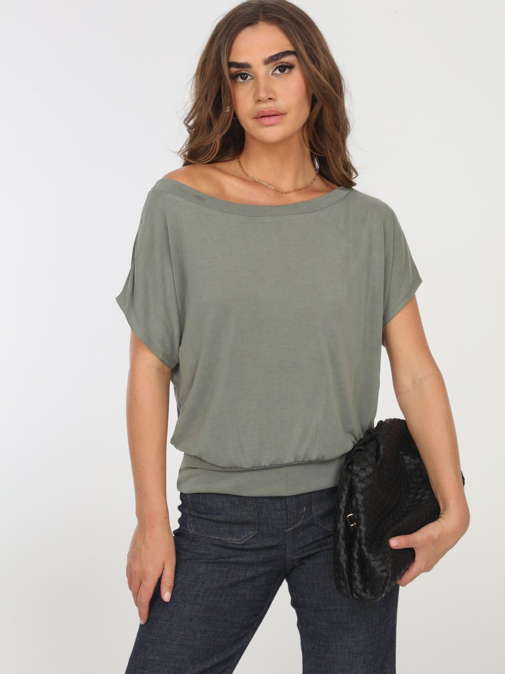 Verdina Cupro OTS Top
