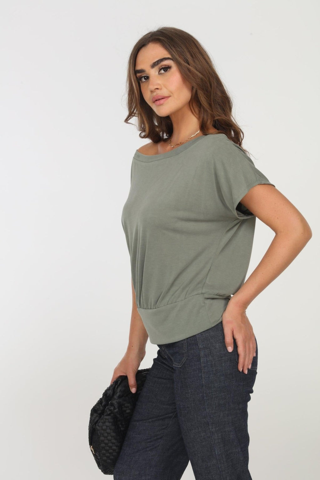 Verdina Cupro OTS Top-FINAL SALE