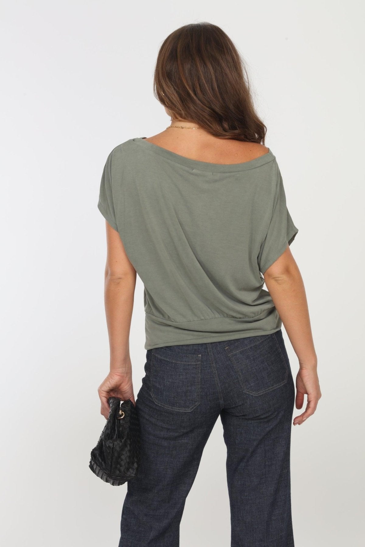 Verdina Cupro OTS Top-FINAL SALE