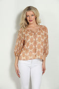 Saria Balloon Sleeve Blouse- FINAL SALE