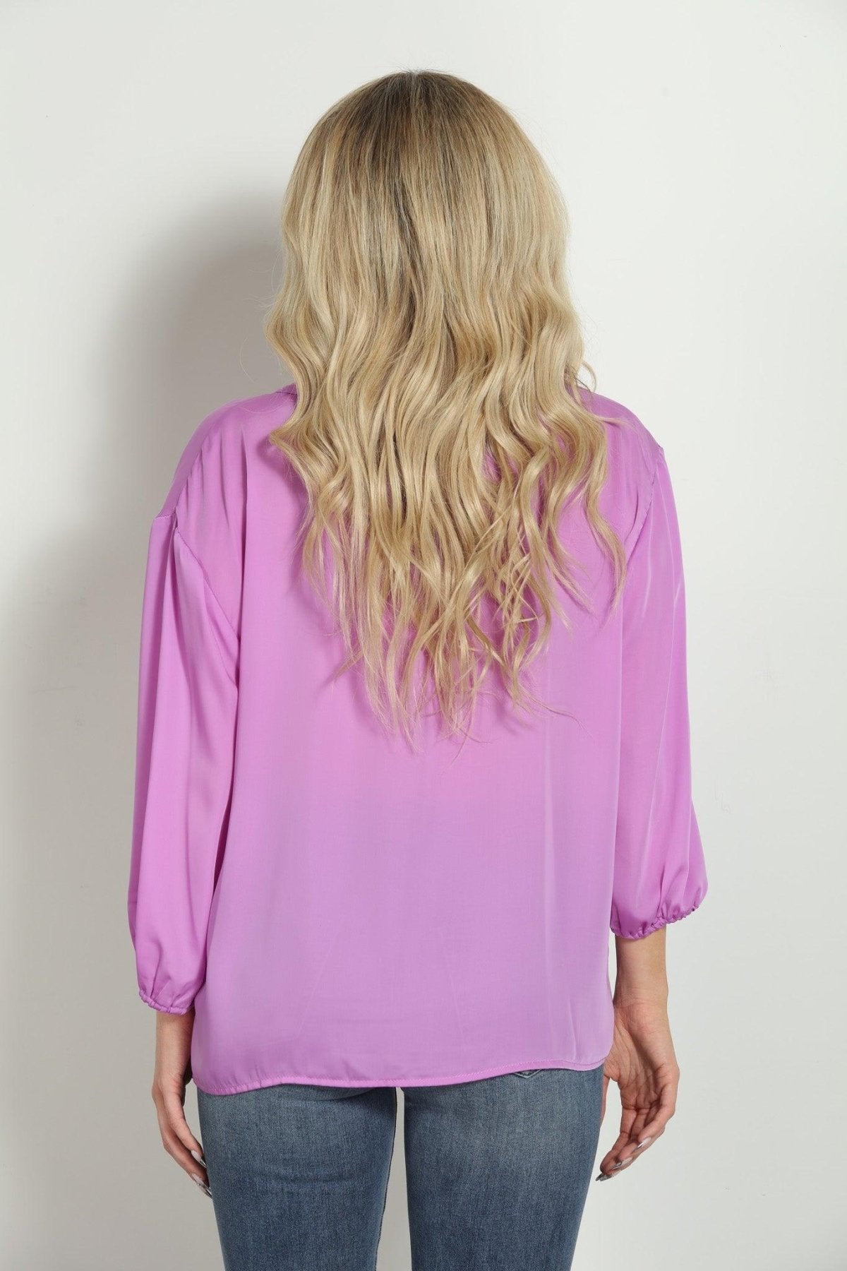 Mulberry Silky Shell Button Blouse-FINAL SALE
