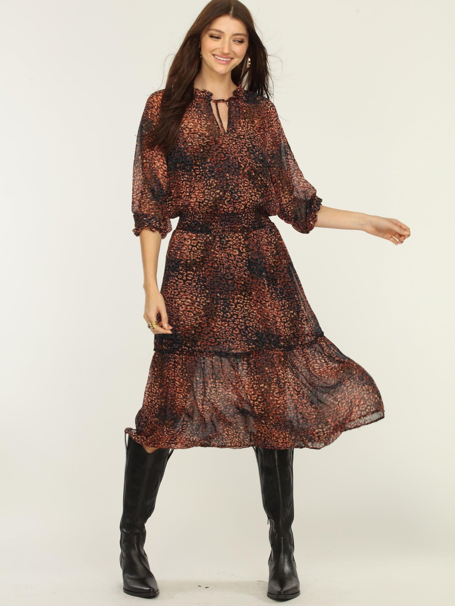 Autumn MIDI Dress-FINAL SALE
