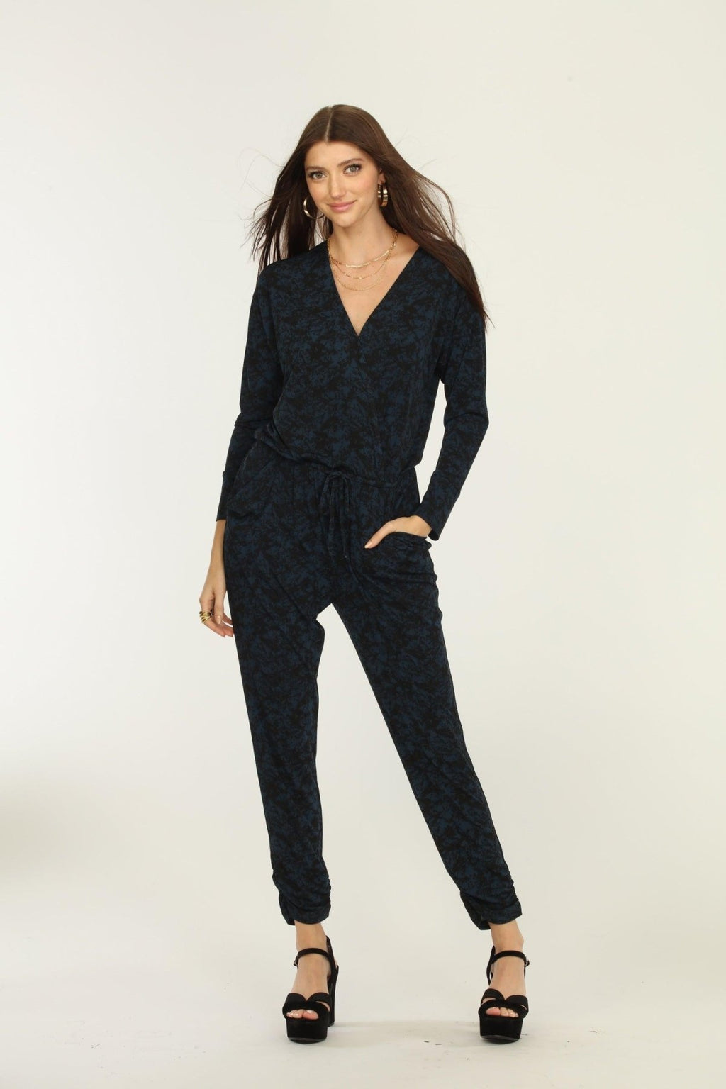 Chinese Laundry Daydreamer Black Suede Platform Heels-FINAL SALE