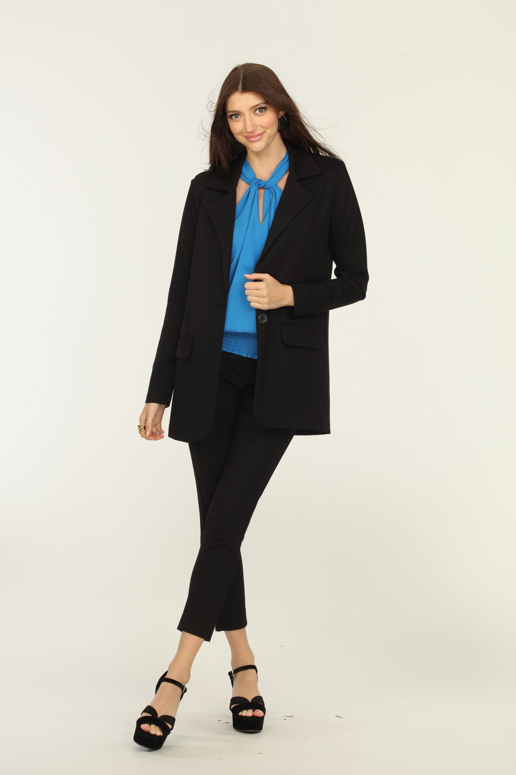 Boyfriend Ponti Blazer Black-BEST SELLER