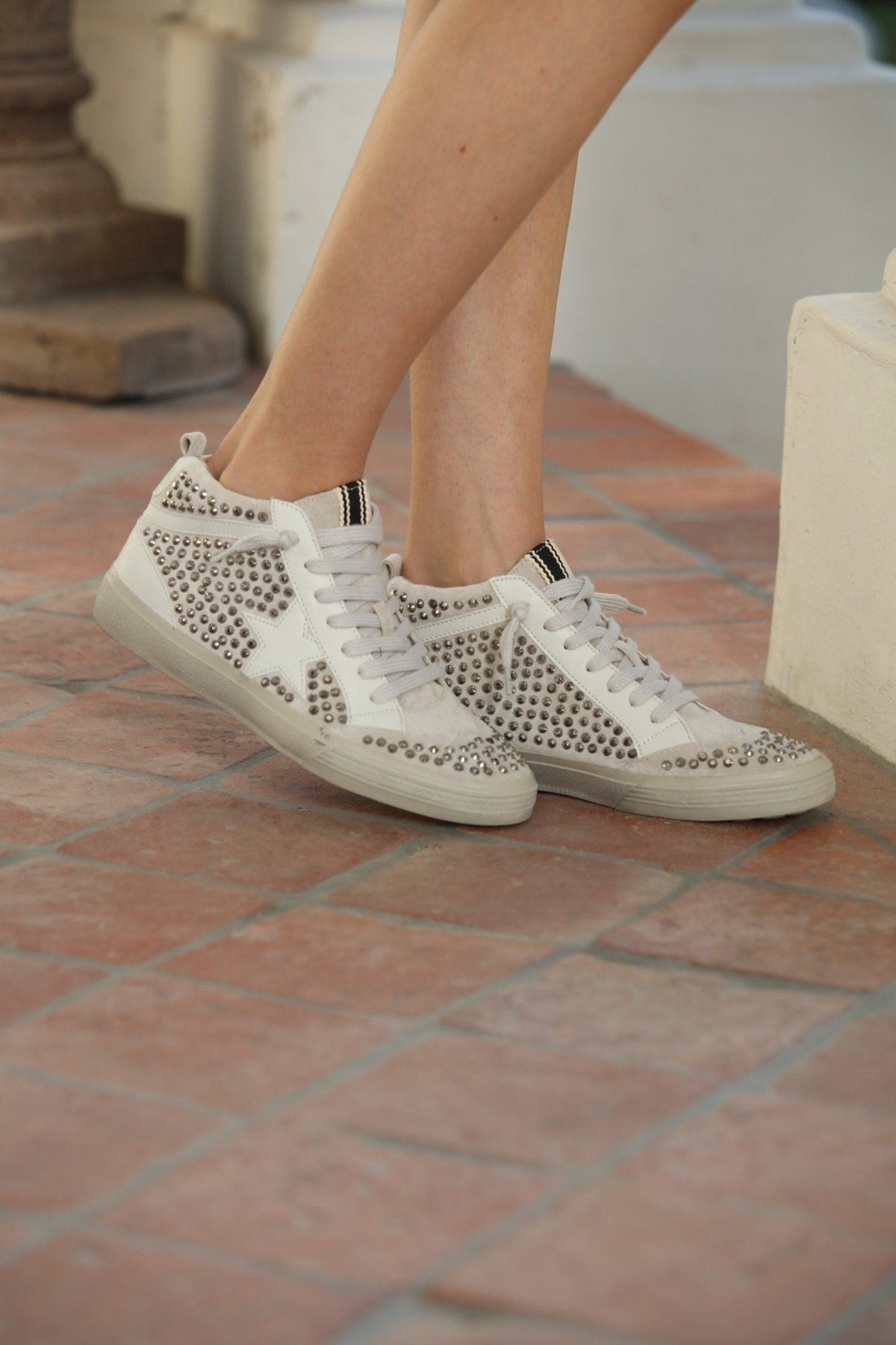 Severine Studded Sneakers-FINAL SALE