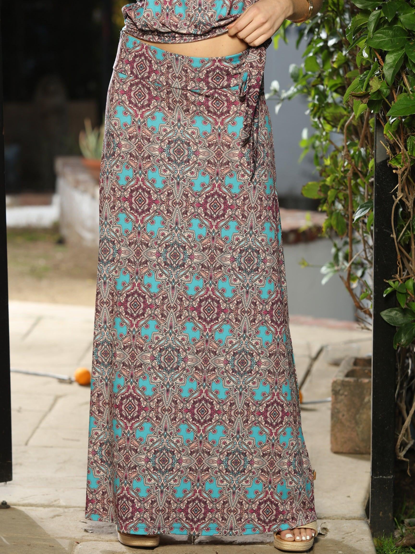 Claudia Stretch Maxi Skirt-FINAL SALE