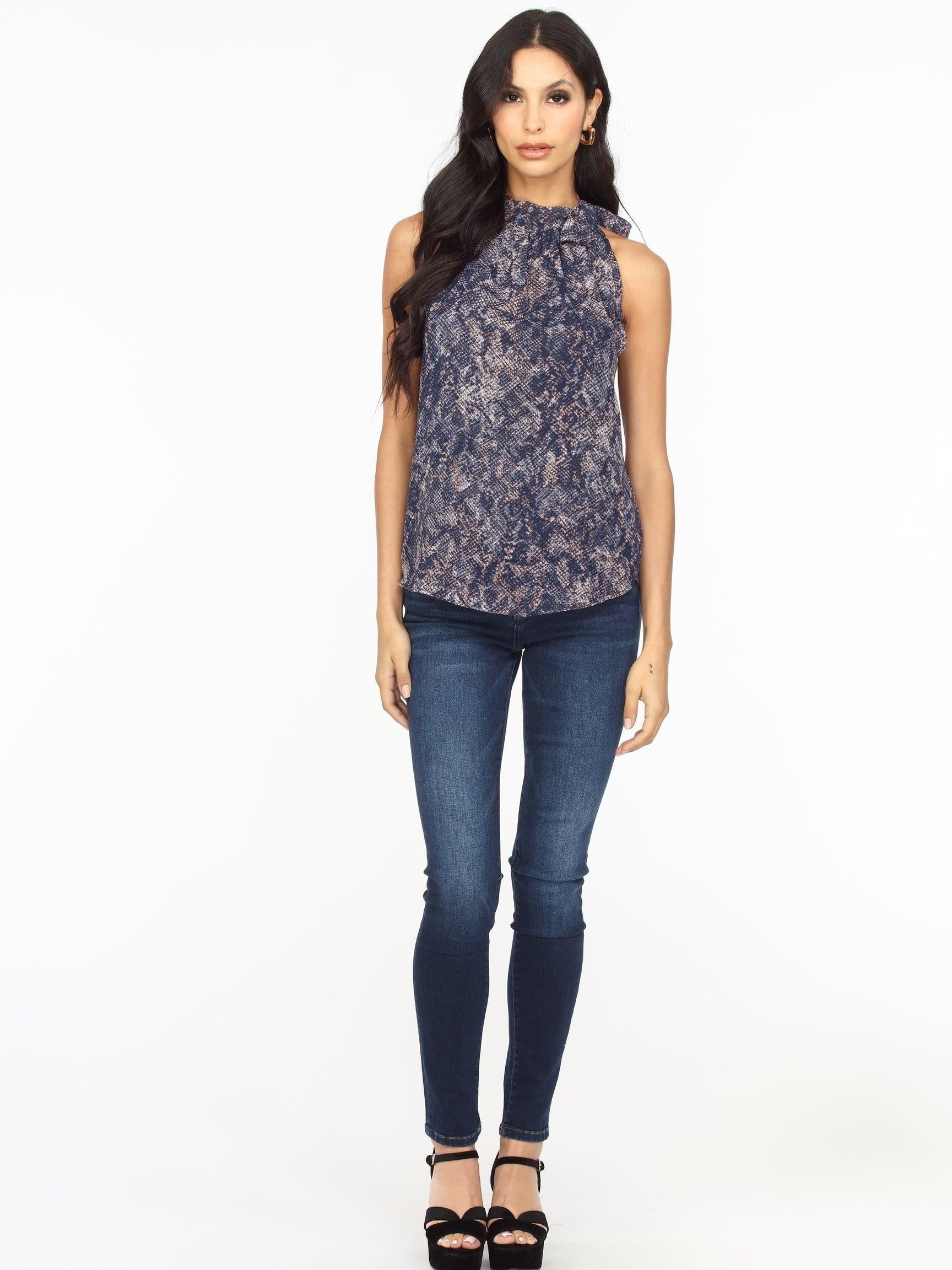 Huxley Side Tie Halter Top-FINAL SALE