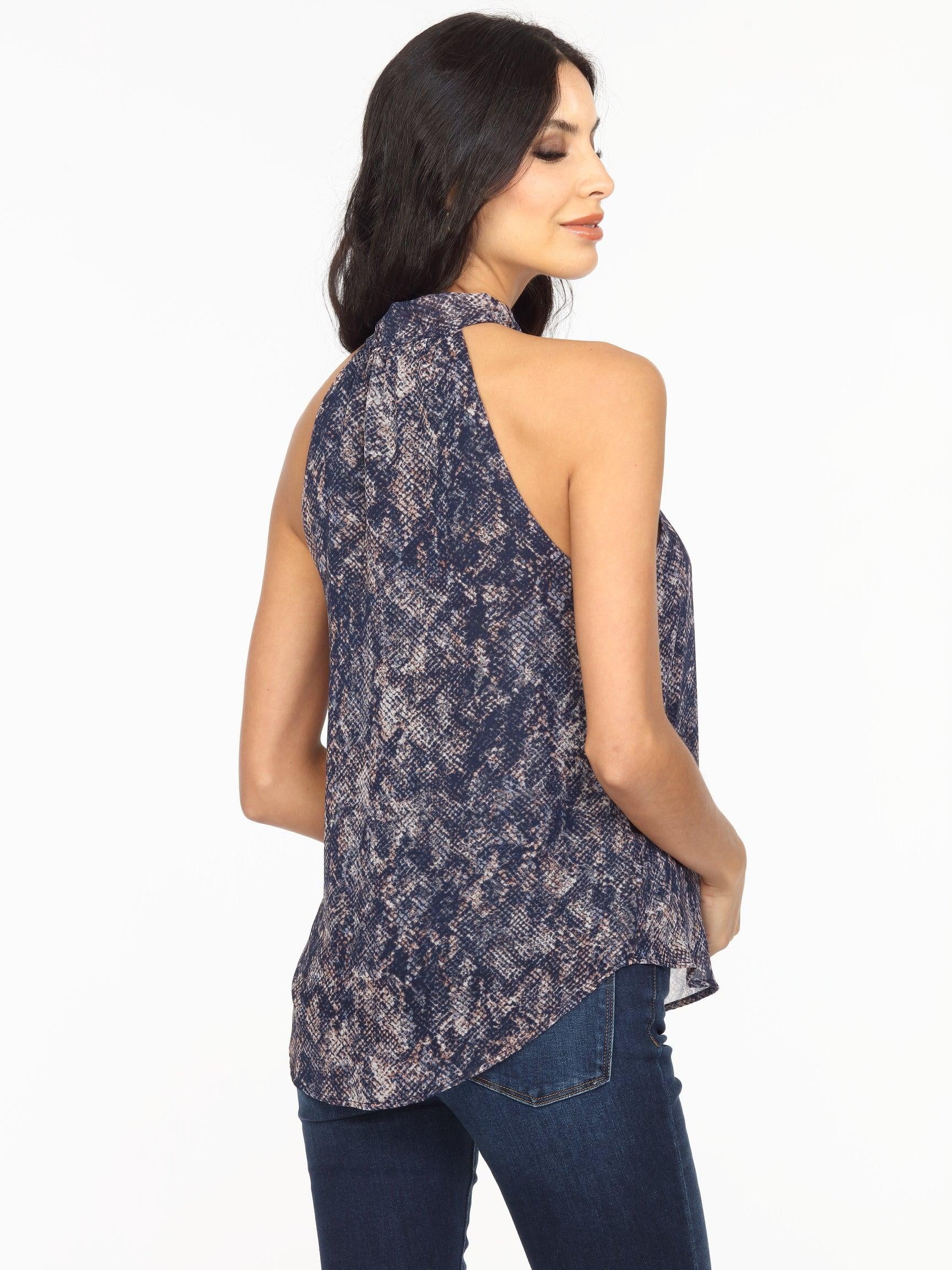 Huxley Side Tie Halter Top-FINAL SALE
