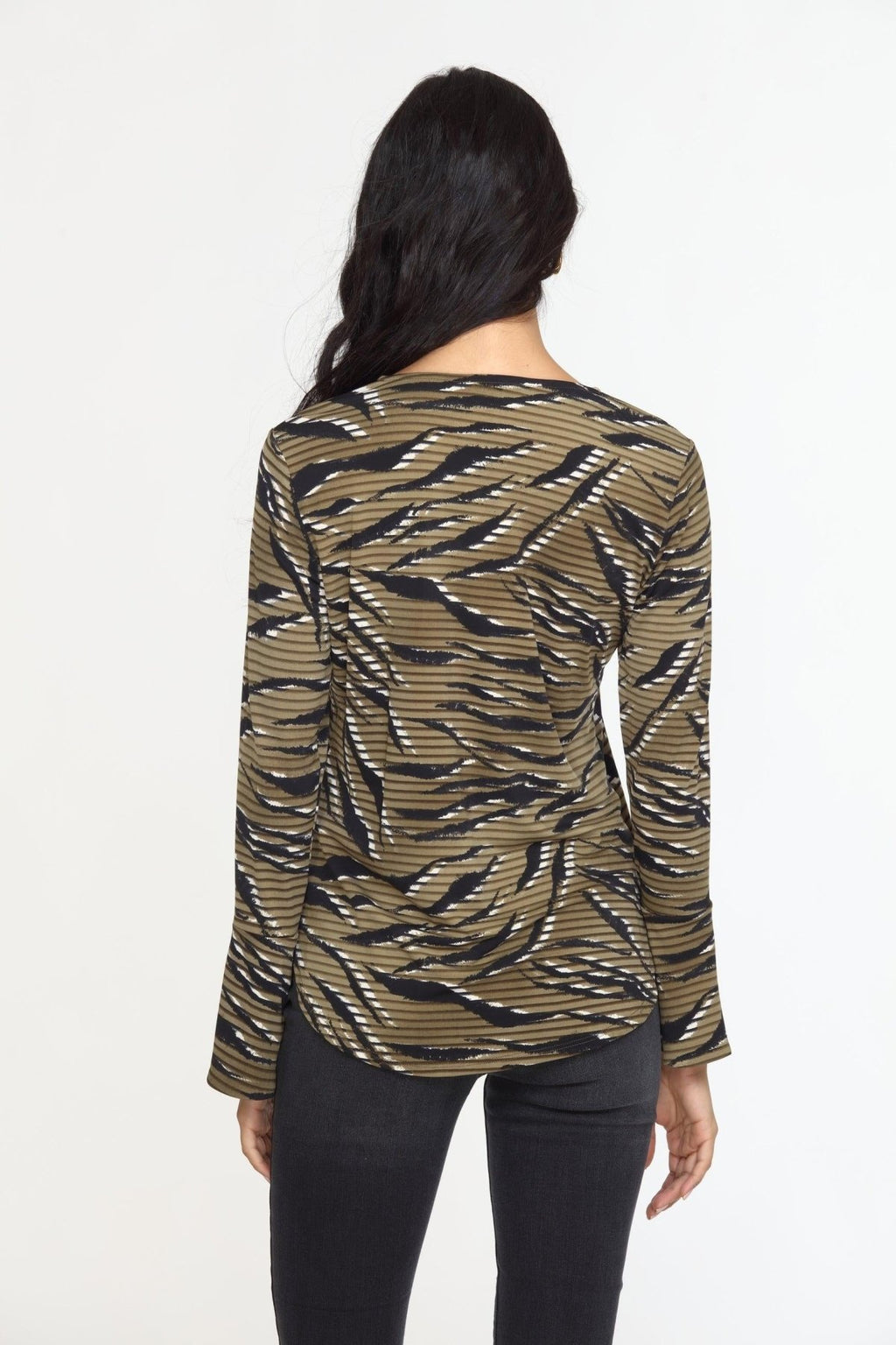 Alejandra Surplice Bell Sleeve Top -FINAL SALE