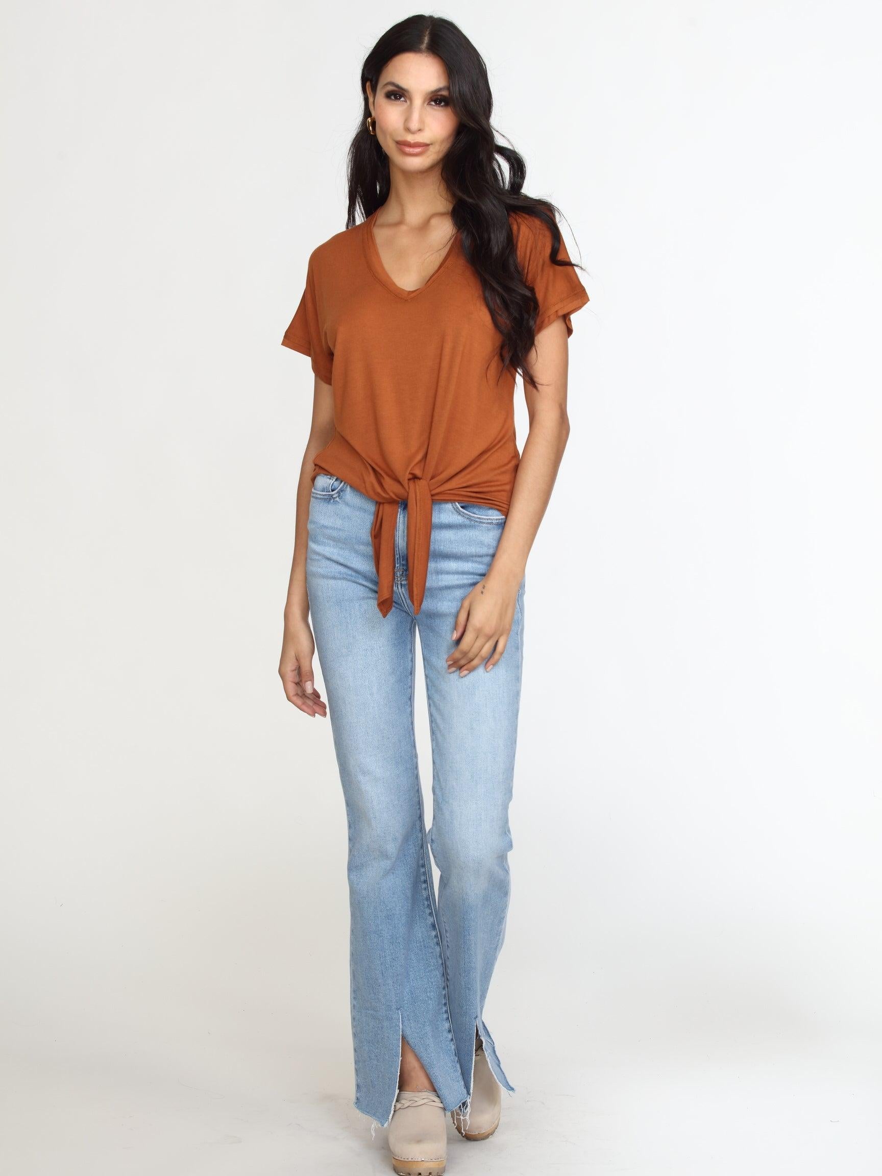 Copper Tee with Front Tie-BEST SELLER