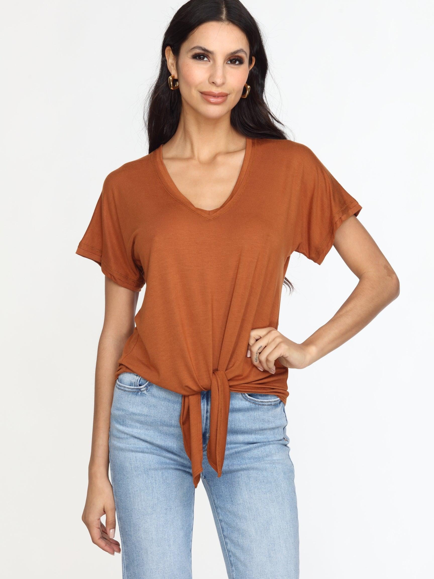 Copper Tee with Front Tie-BEST SELLER
