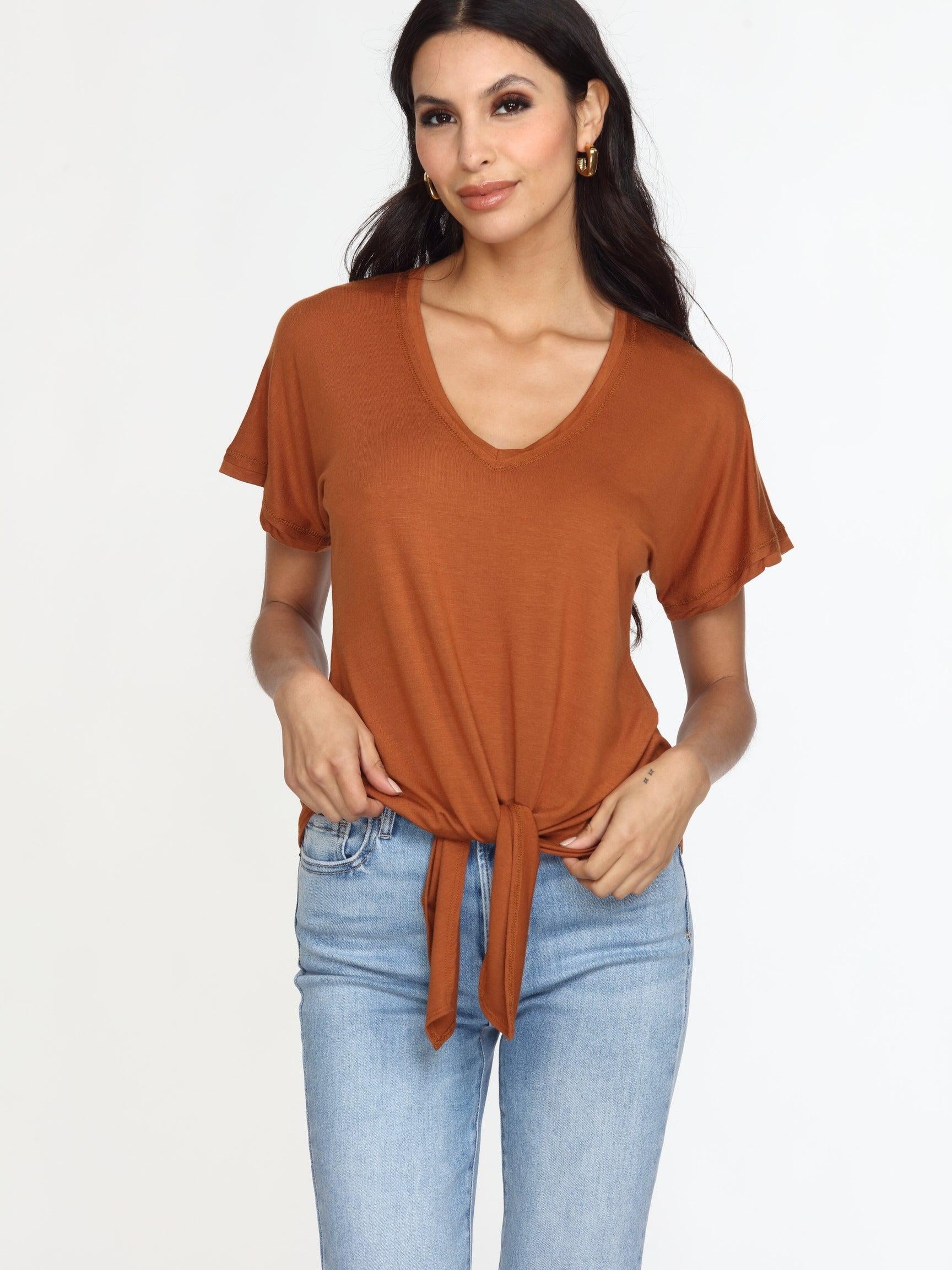 Copper Tee with Front Tie-BEST SELLER