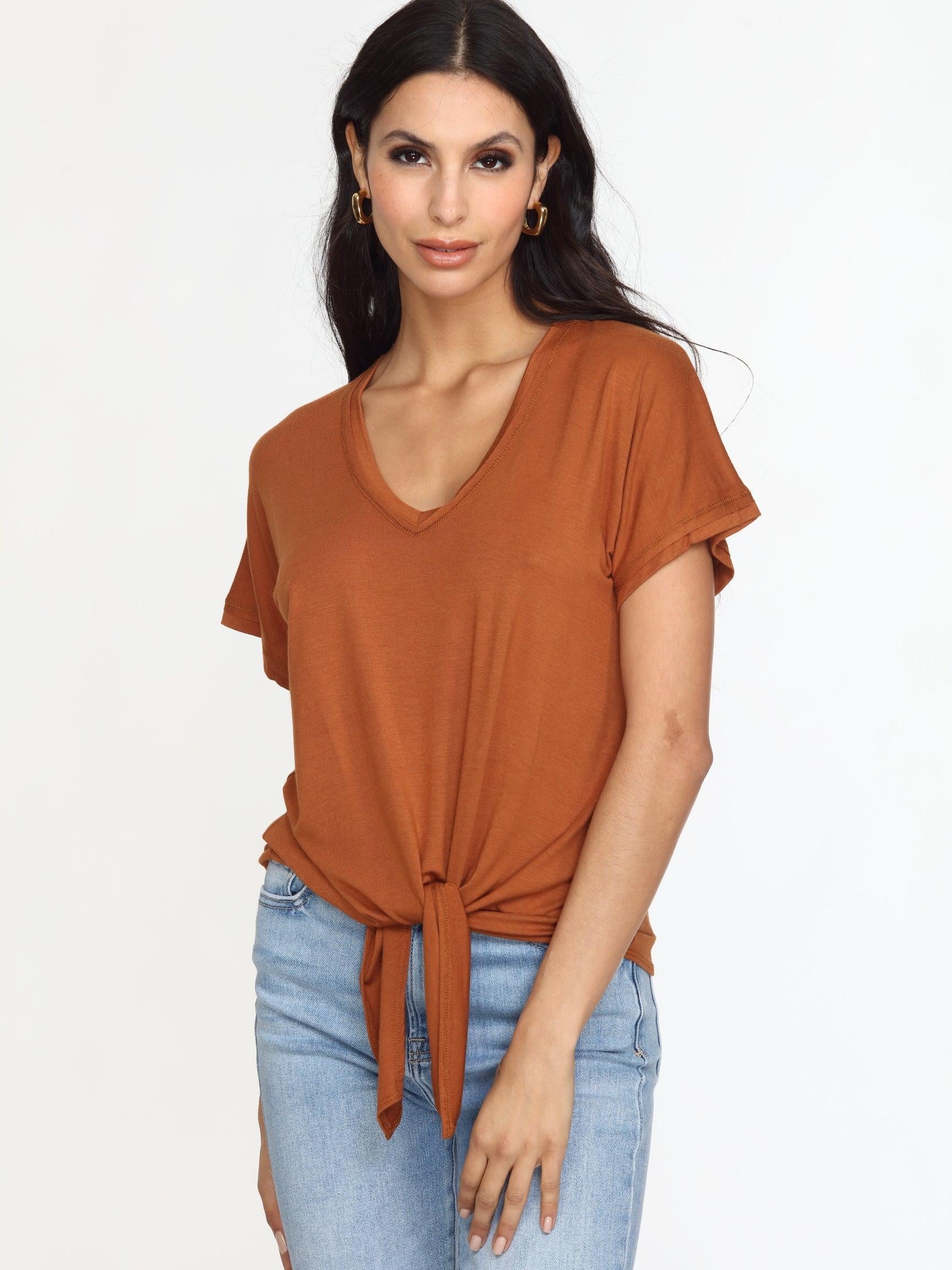 Copper Tee with Front Tie-BEST SELLER