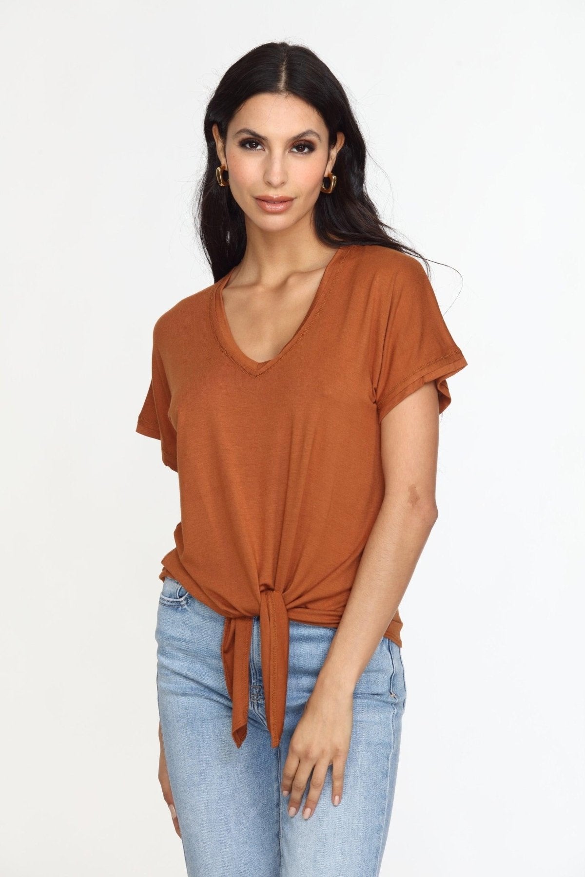 Copper Tee with Front Tie-BEST SELLER
