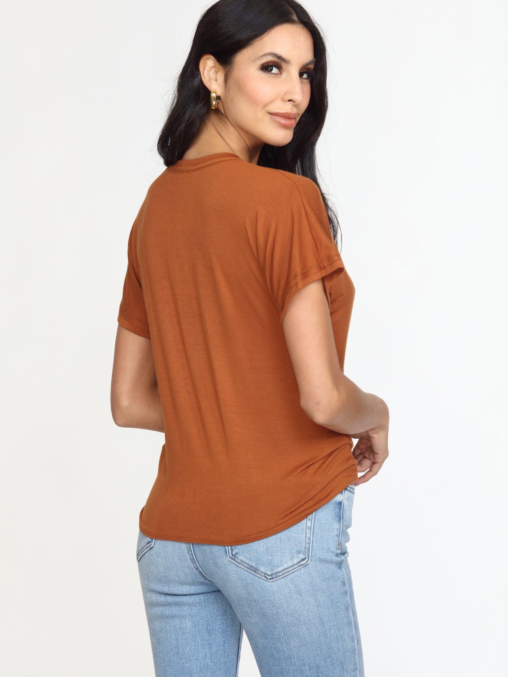 Copper Tee with Front Tie-BEST SELLER