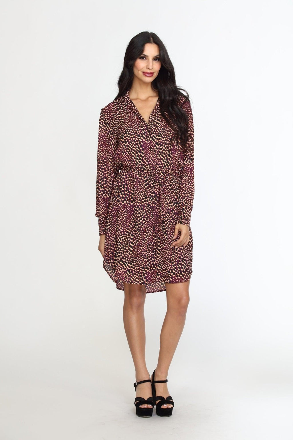 Cusco Belted Shirt Dress-FINAL SALE