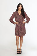 Cusco Belted Shirt Dress-FINAL SALE