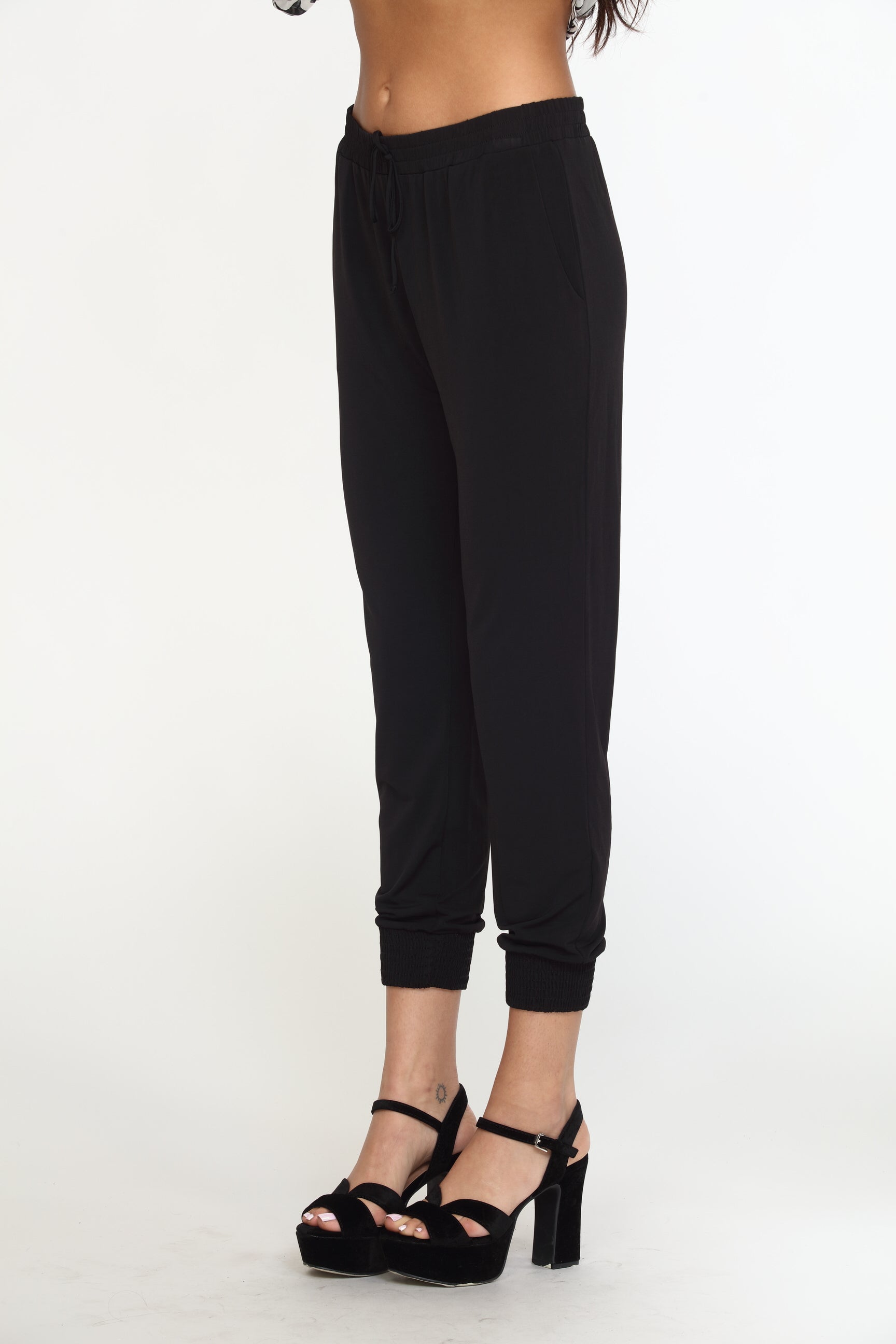 Black Stretch Joggers - BEST SELLER