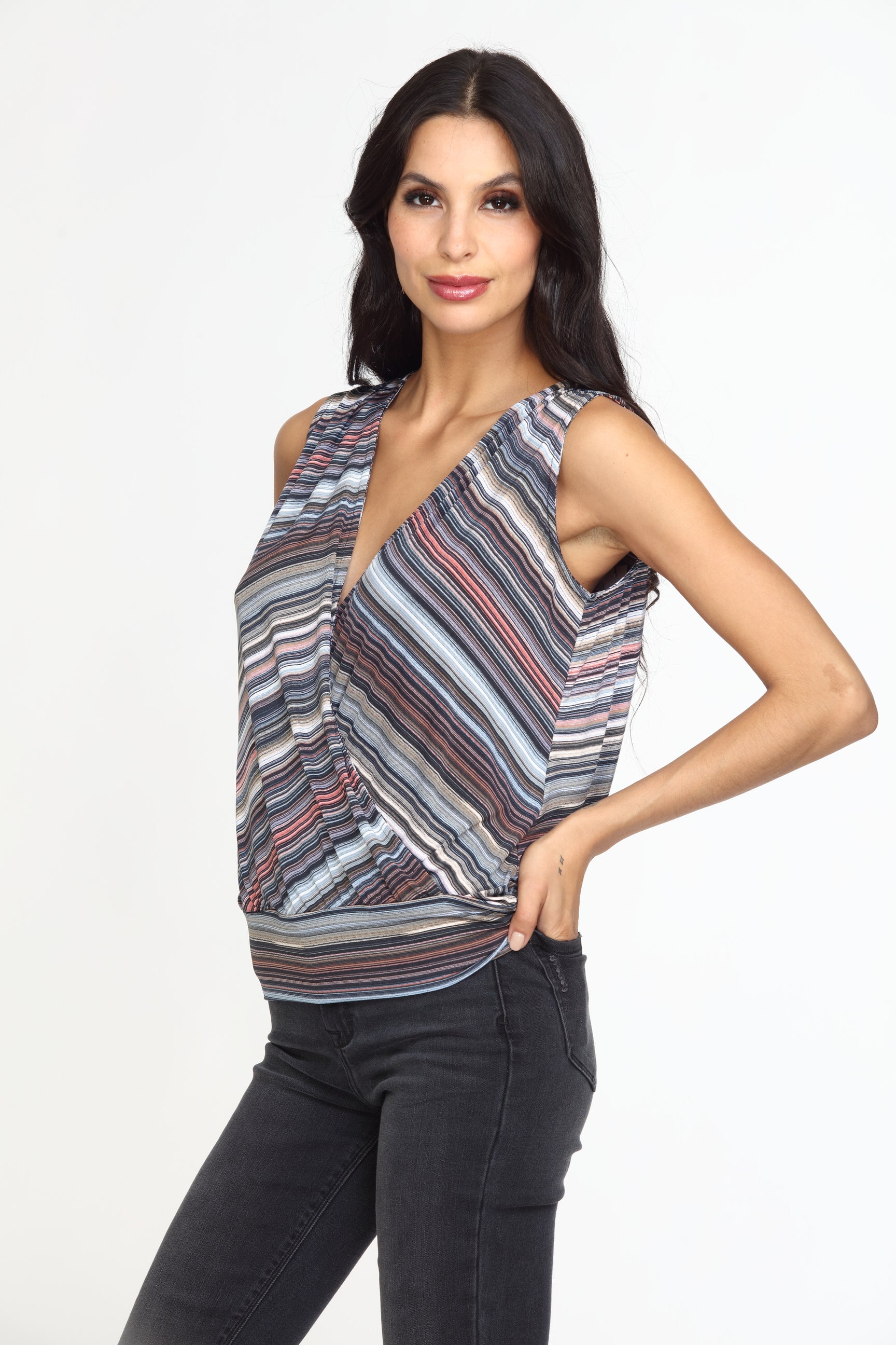 Guadalupe Stretch Surplice Top-BEST SELLER